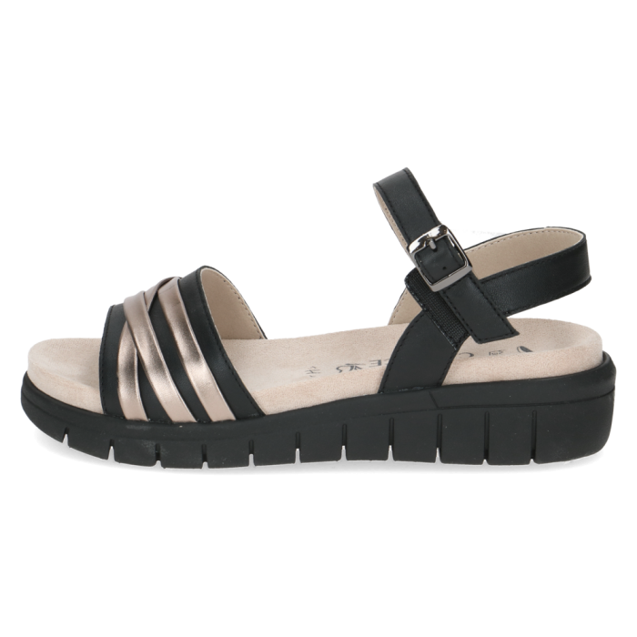 Caprice szandál 9-28703-46 019 Black Comb large
