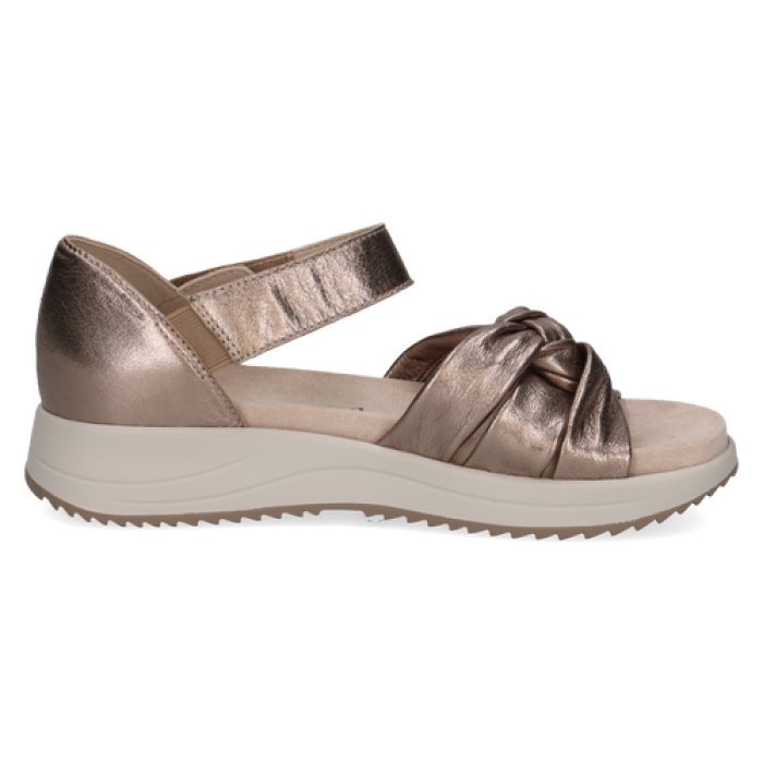 Caprice szandál 9-28707-44 341 Taupe Metallic large