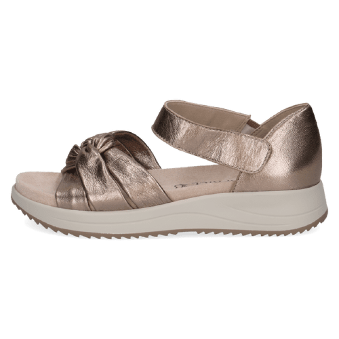 Caprice szandál 9-28707-44 341 Taupe Metallic large
