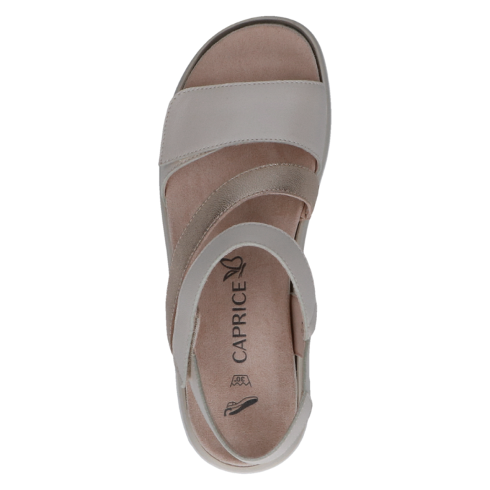 Caprice szandál 9-28716-44 148 Offwhite/Lt.Gold large