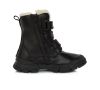 D.D. step bélelt bőr bakancs W056-520BL BLACK 31-36  méretben thumb