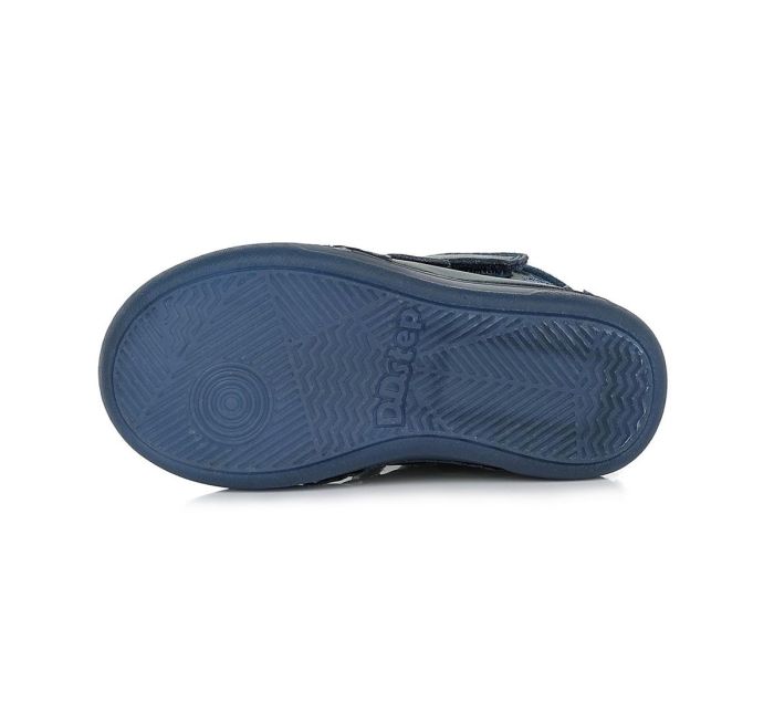 DD.STEP FIÚ TÉLI Bélelt bőr bakancs W078-328M ROYAL BLUE 26-31 méretben large