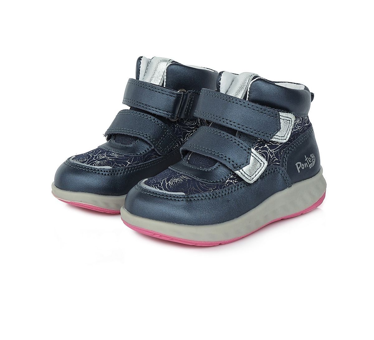 PONTE20 átmeneti bőr cipő DA06-3-993C ROYAL BLUE 22-27  méretben