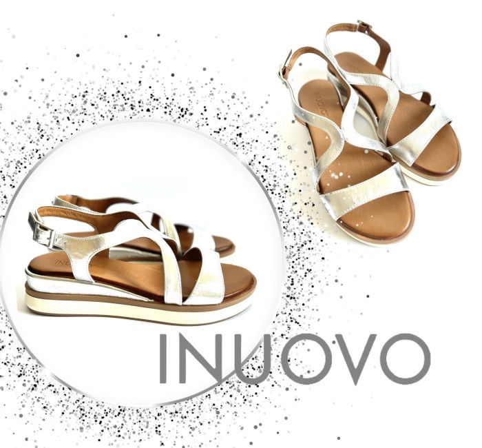 INUOVO női nyári szandál 5IN 113092 SILVER large