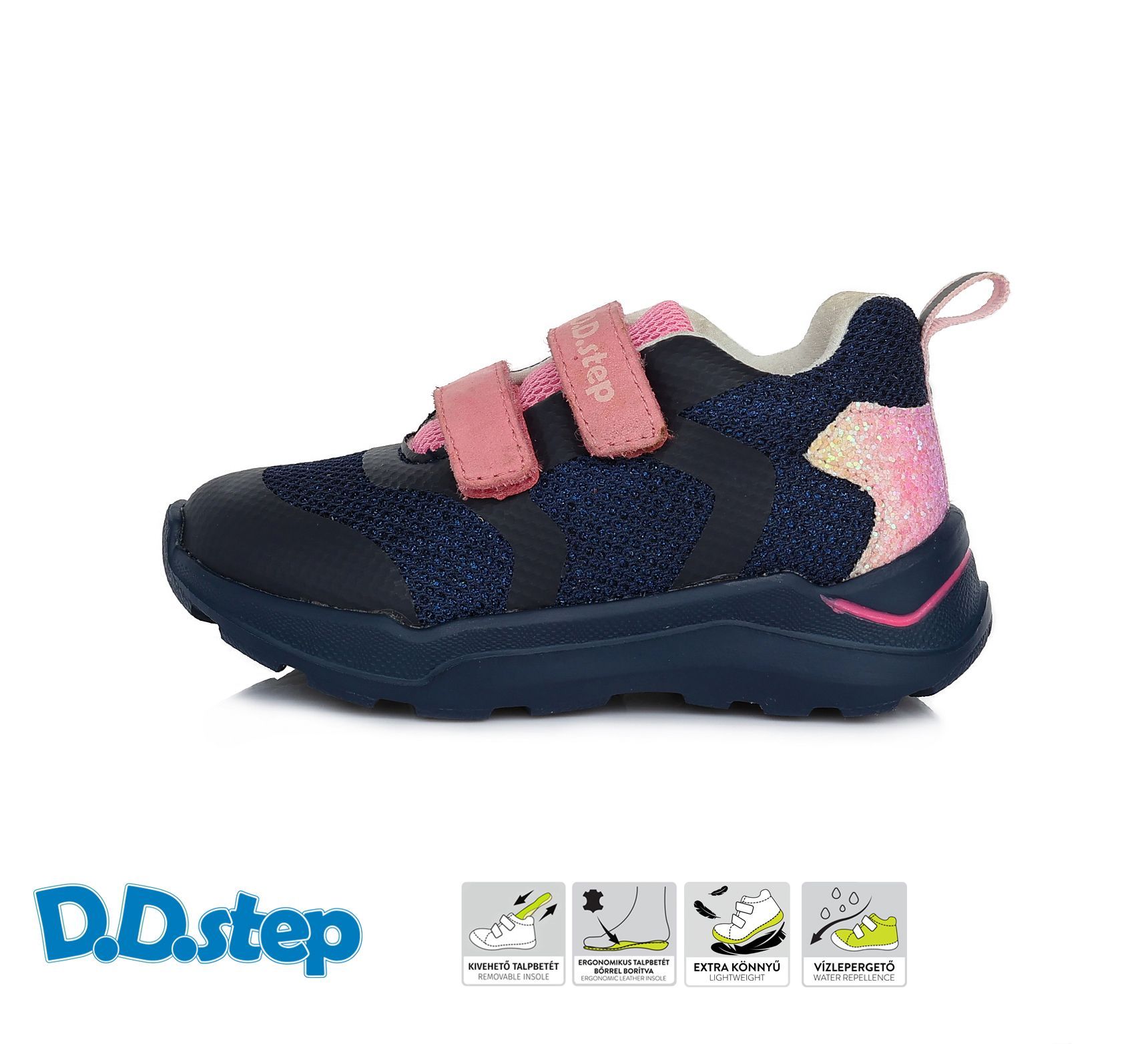D.D.step sport cipő F61-512EL Royal Blue 30-35 méretben