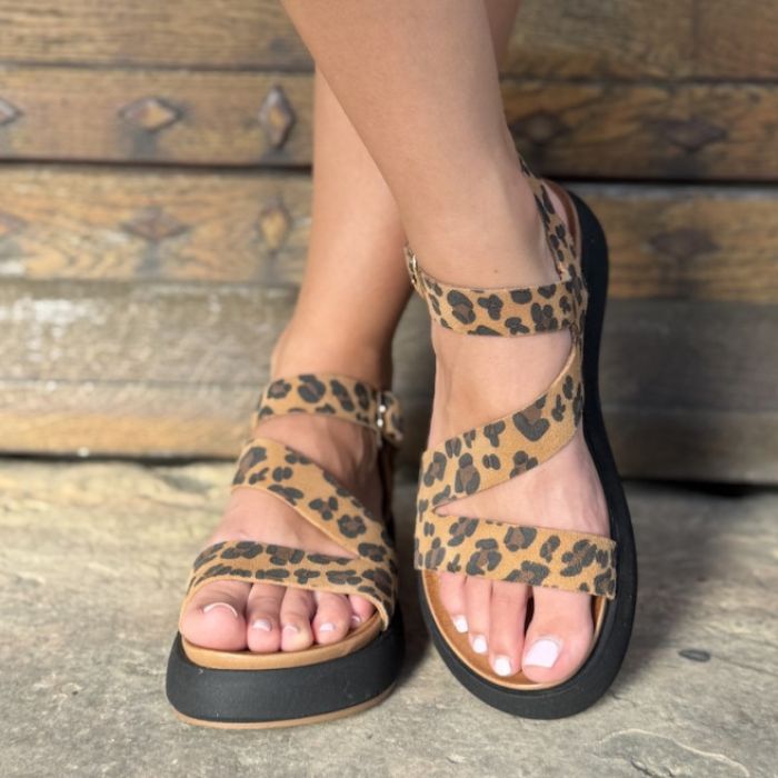 INUOVO női nyári szandál A96001 SD LEOPARD large