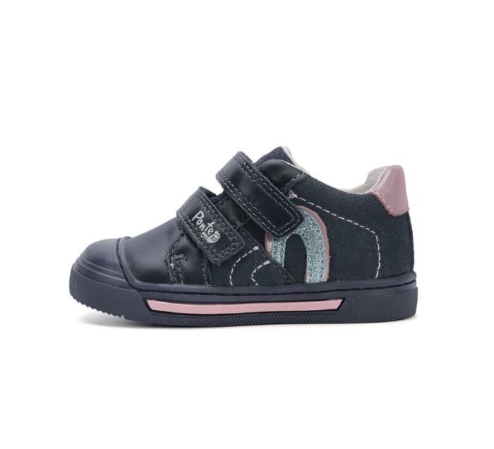 Ponte20 szupinált bőr cipő DA03-5-2626L Royal Blue 28-33 méretben