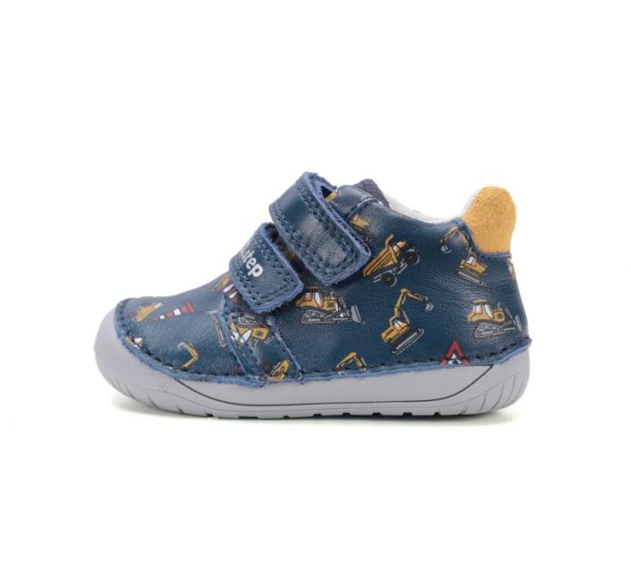 D.D.step bőr félcipő S070-52480B Royal Blue 20-25 méretben large