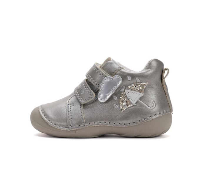 D.D.Step bőr félcipő S015-52650 Dark Grey 19-24 méretben large