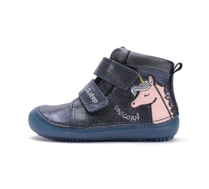 D.D.Step bőr félcipő A063-52815AM Royal Blue 25-30 méretben large