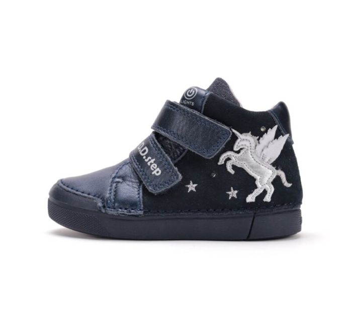 D.D.Step bőr félcipő A068-52459M Royal Blue 25-30 méretben large