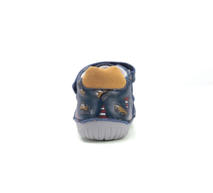 D.D.step bőr félcipő S070-52480B Royal Blue 20-25 méretben large