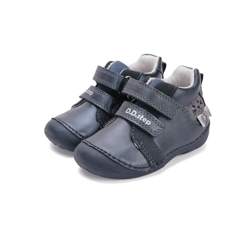 D.D.step bőr félcipő S015-52412 Royal Blue 19-24 méretben