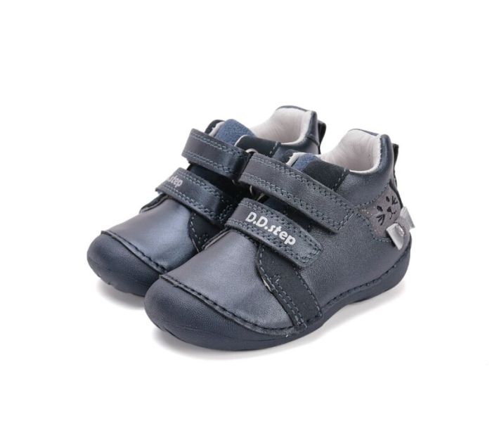 D.D.step bőr félcipő S015-52412 Royal Blue 19-24 méretben large