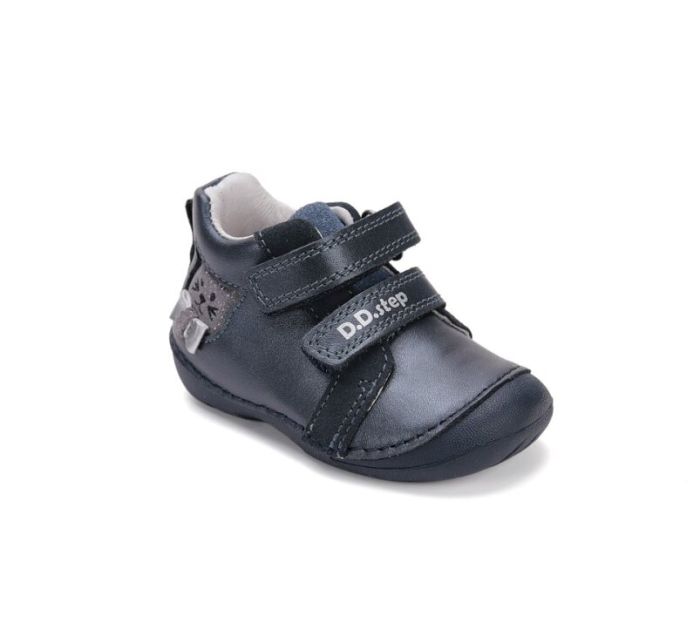 D.D.step bőr félcipő S015-52412 Royal Blue 19-24 méretben large