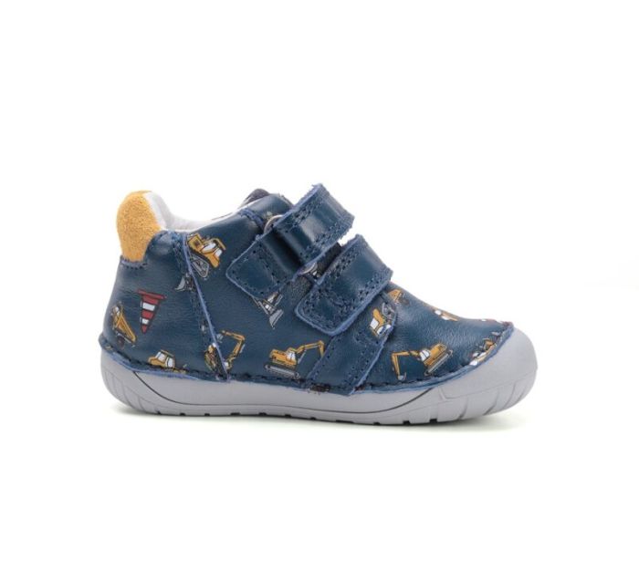 D.D.step bőr félcipő S070-52480B Royal Blue 20-25 méretben large