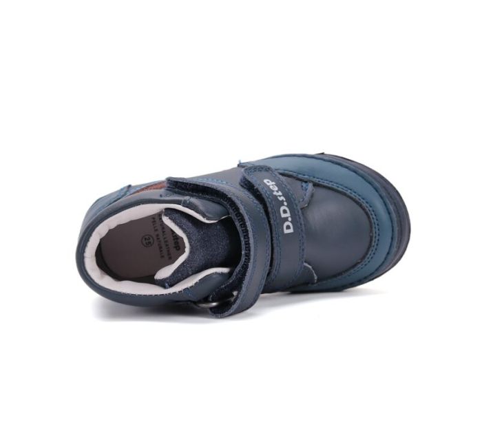 D.D.Step bőr félcipő A040-52962BM Royal Blue 25-30 méretben large