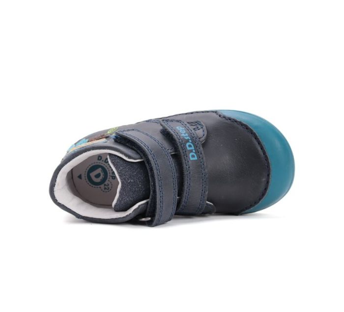 D.D.Step bőr félcipő S066-52304 Royal Blue 20-25 méretben large