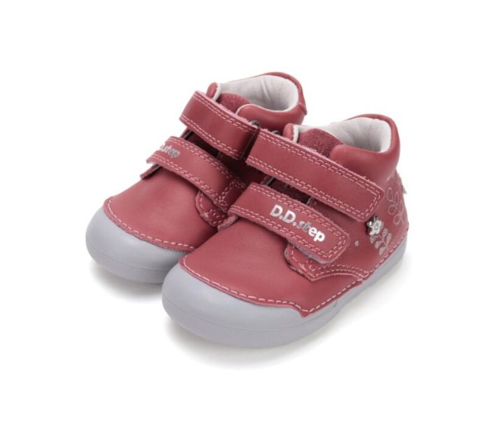 D.D.Step bőr félcipő S066-52842B Raspberry 20-25 méretben large