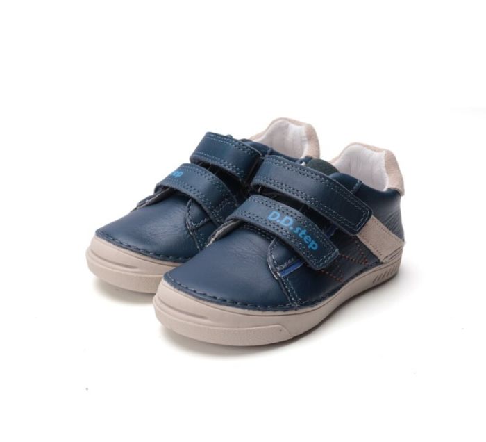 D.D.Step bőr félcipő S040-52884BM Bermuda Blue 25-30 méretben  large