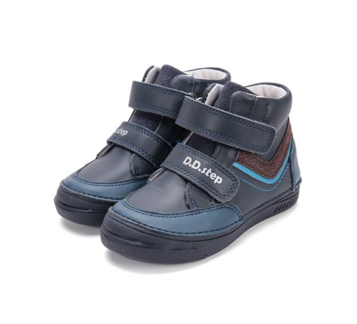 D.D.Step bőr félcipő A040-52962BM Royal Blue 25-30 méretben large
