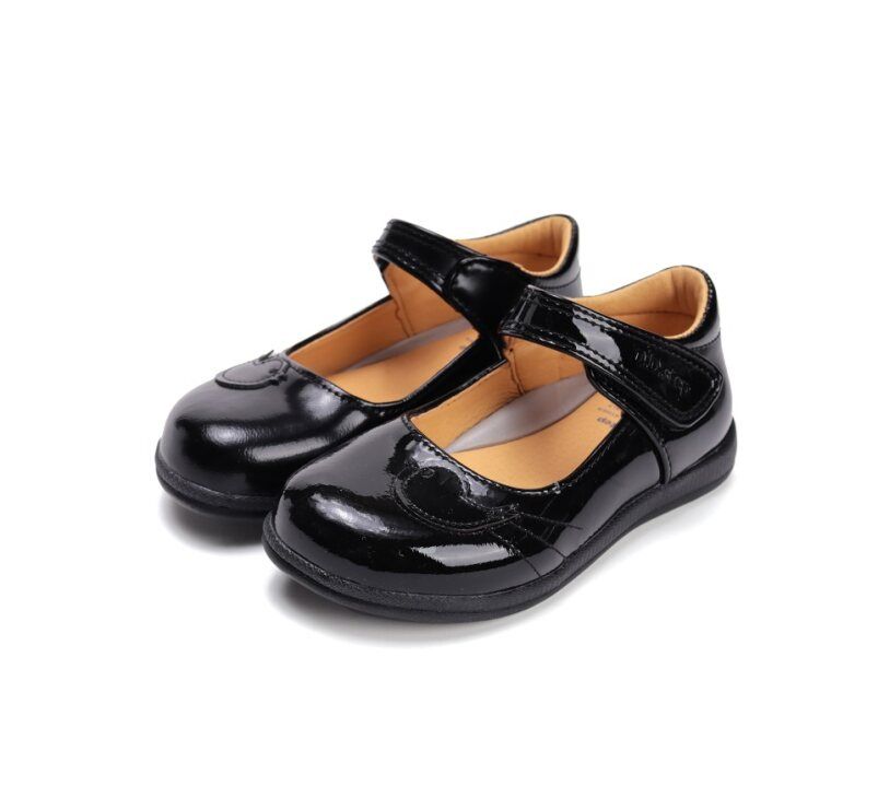 D.D.Step bőr félcipő H072-52636M Black 26-31 méretben