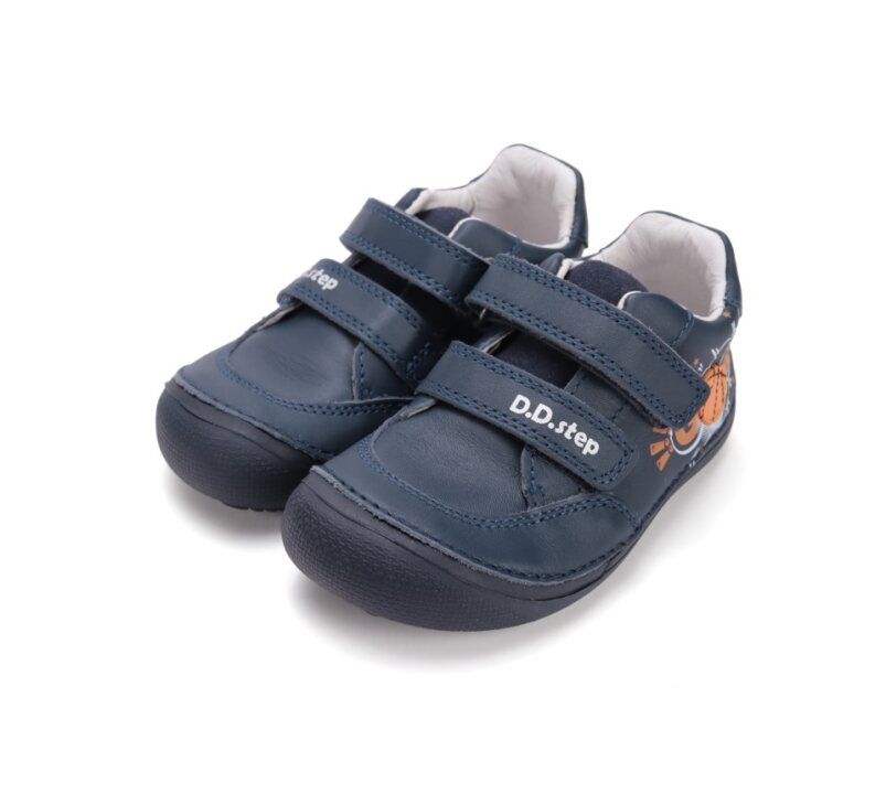 D.D.Step bőr félcipő S063-52747M Royal Blue 25-30 méretben