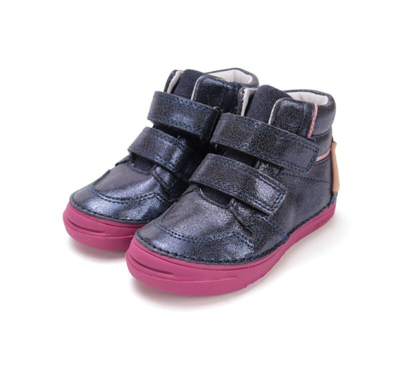 D.D.Step bőr félcipő A040-52560DL Royal Blue 31-36 méretben