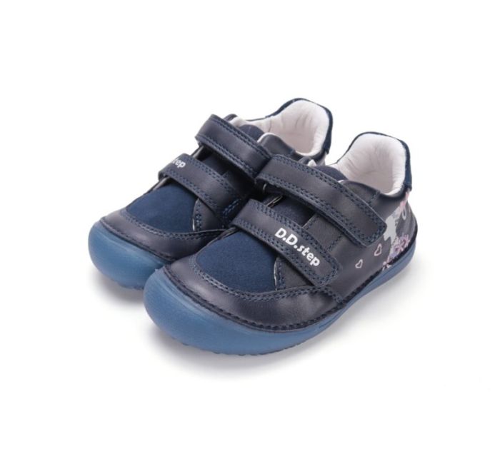 D.D.Step bőr félcipő S063-52937M Royal Blue 25-30 méretben large