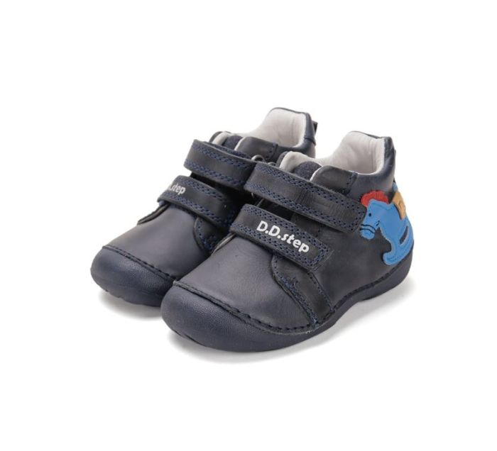 D.D.Step bőr félcipő S015-52617 Royal Blue 19-24 méretben large