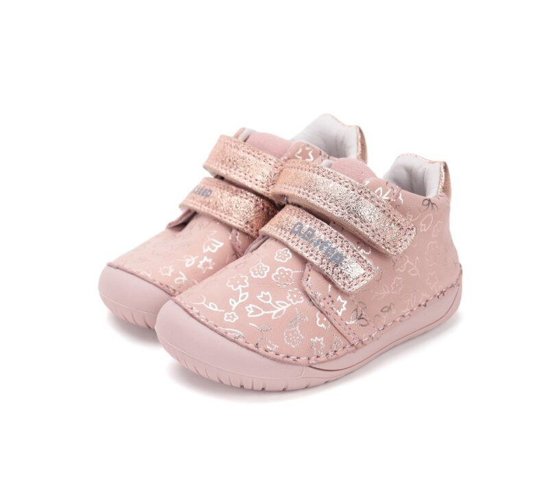 D.D.Step bőr félcipő S070-52724 Baby Pink 20-25 méretben