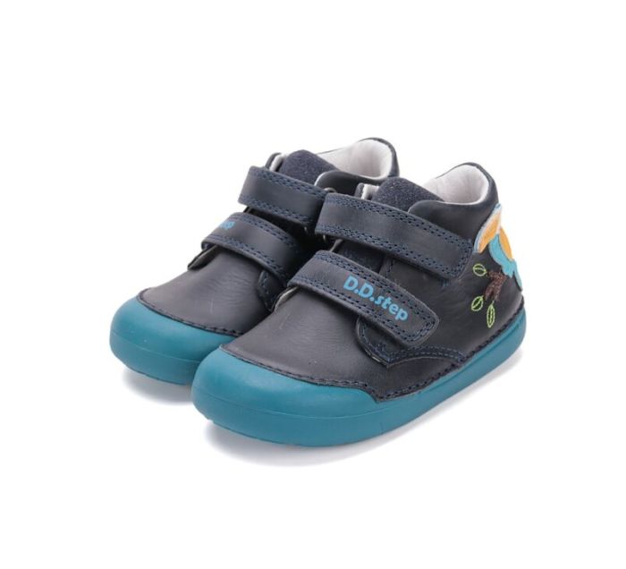D.D.Step bőr félcipő S066-52304 Royal Blue 20-25 méretben large
