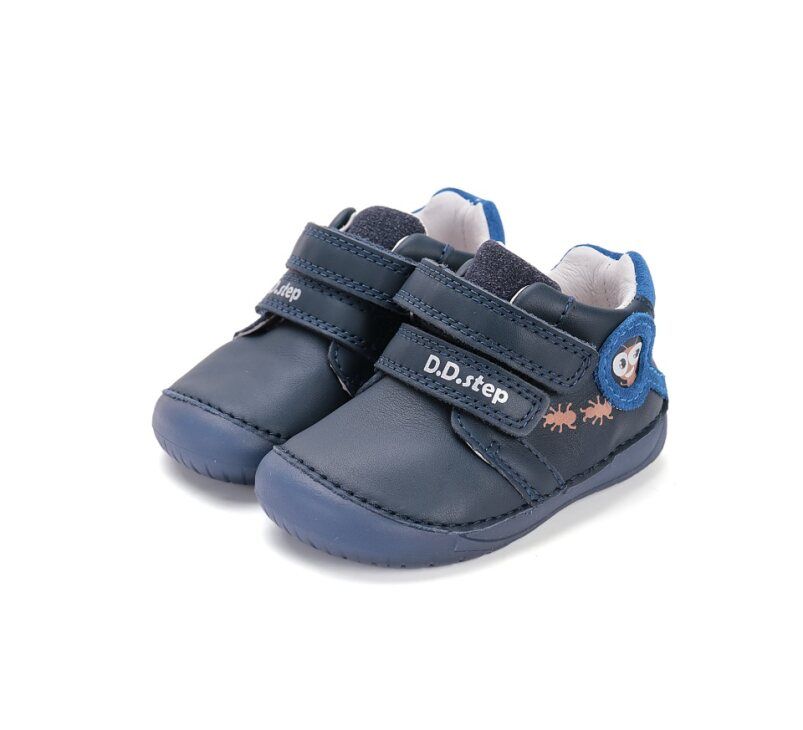 D.D.Step bőr félcipő S070-52576A Royal Blue 20-25 méretben