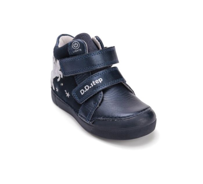 D.D.Step bőr félcipő A068-52459M Royal Blue 25-30 méretben large
