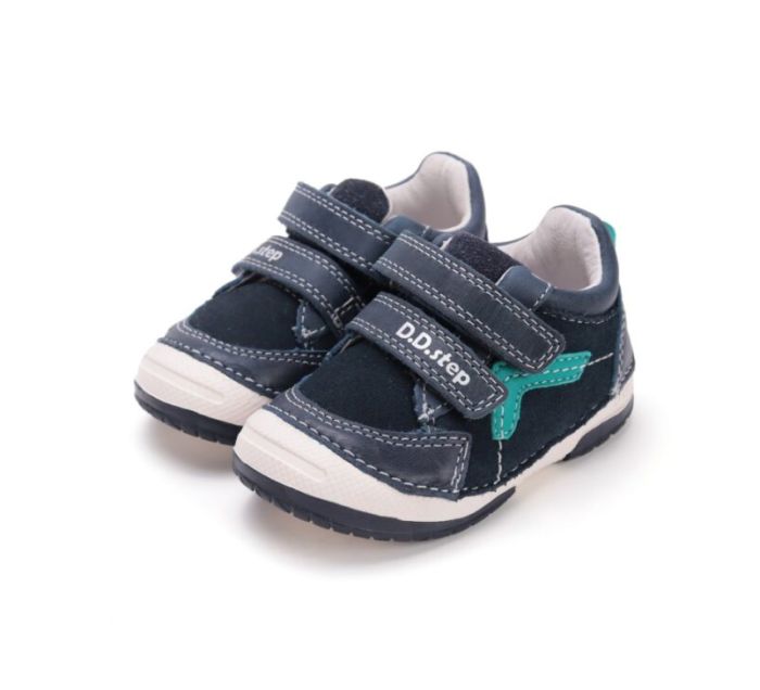 D.D.Step bőr félcipő S038-52963A Royal Blue 19-24 méretben large