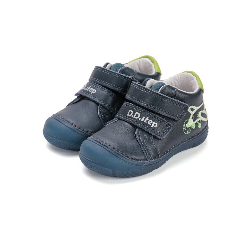 D.D.Step bőr félcipő S082-52781 Bermuda Blue 20-25 méretben