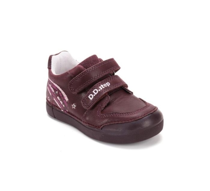 D.D.Step bőr félcipő S068-52695BM Raspberry 25-30 méretben large