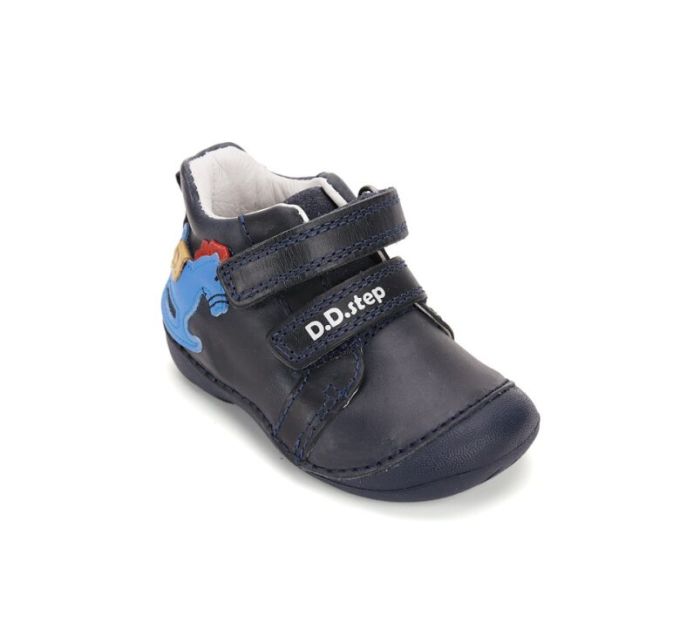 D.D.Step bőr félcipő S015-52617 Royal Blue 19-24 méretben large