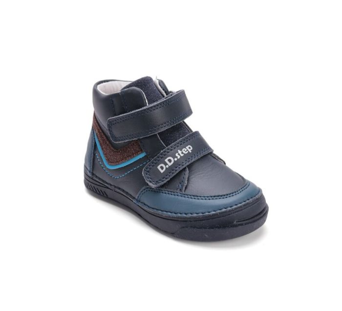 D.D.Step bőr félcipő A040-52962BM Royal Blue 25-30 méretben large