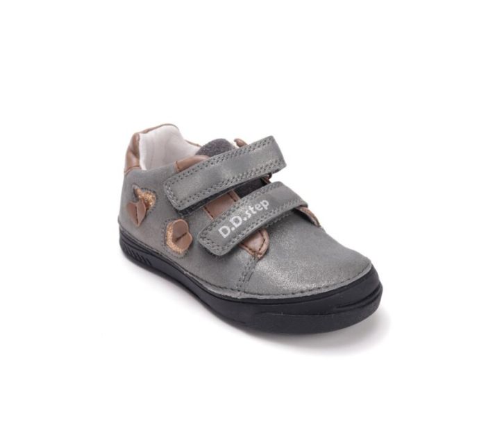 D.D.Step bőr félcipő S040-52547M Dark Grey 25-30 méretben large