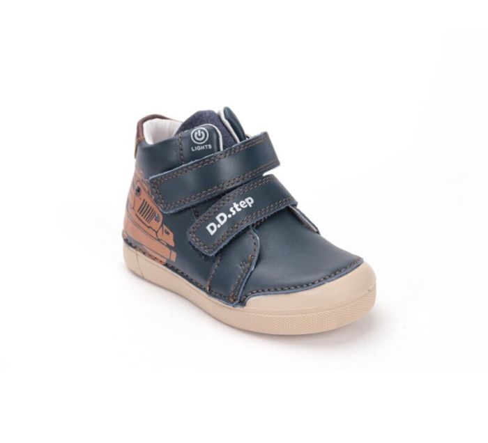 D.D.Step bőr félcipő S068-52151AM Royal Blue 25-30 méretben large