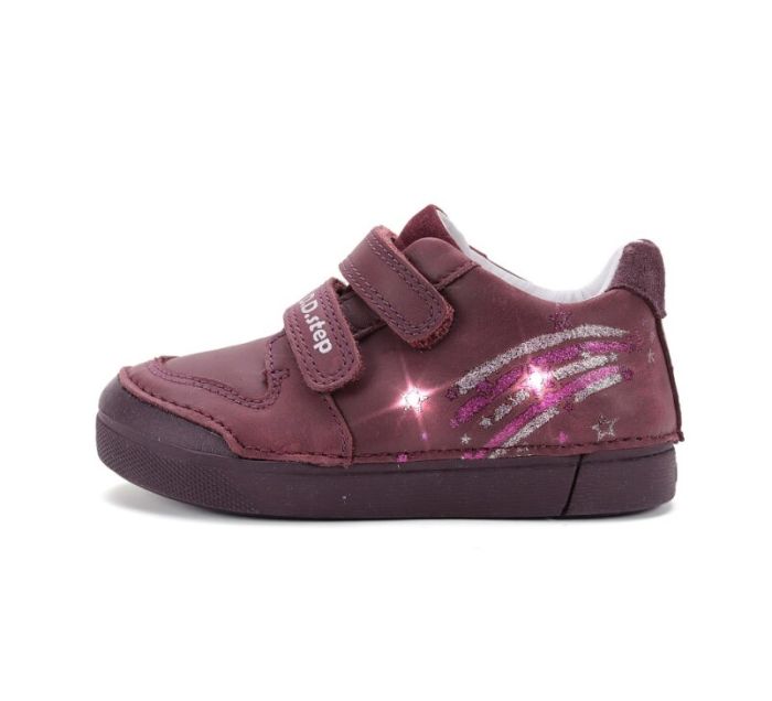 D.D.Step bőr félcipő S068-52695BM Raspberry 25-30 méretben large