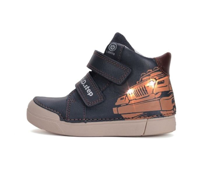 D.D.Step bőr félcipő S068-52151AM Royal Blue 25-30 méretben large