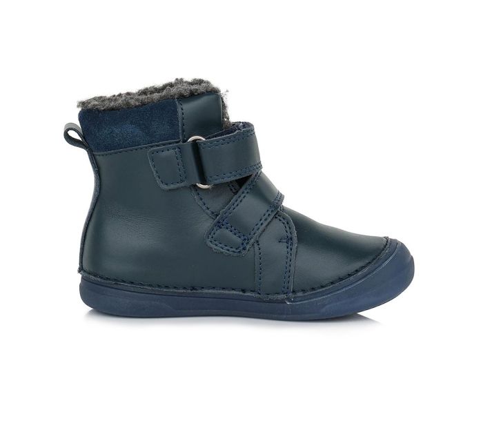 DD.STEP FIÚ TÉLI Bélelt bőr bakancs W078-328M ROYAL BLUE 26-31 méretben large